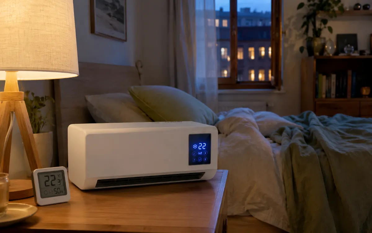 Coolizi Calm Abodes avant et après : température de la pièce